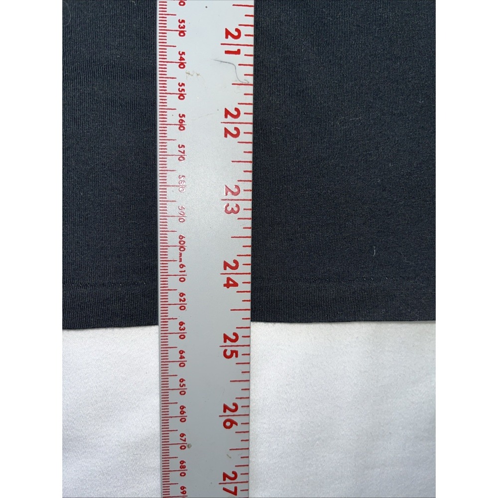 Ralph Lauren Sport Womens Black Pima Cotton V-Neck Short Sleeve T-Shirt Size L - Picture 5 of 6